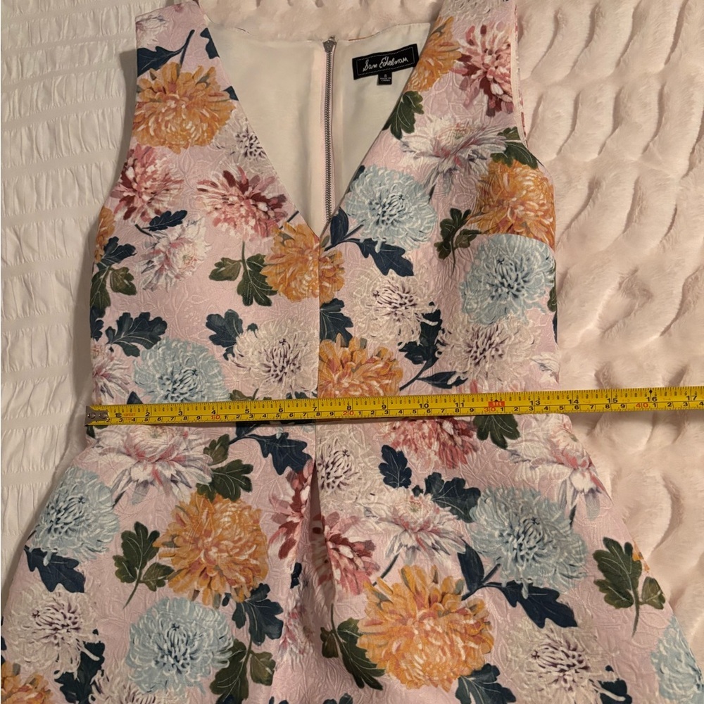 Sam Edelman Multicolor Floral Mini  Jacquard Dress - Picture 9 of 11